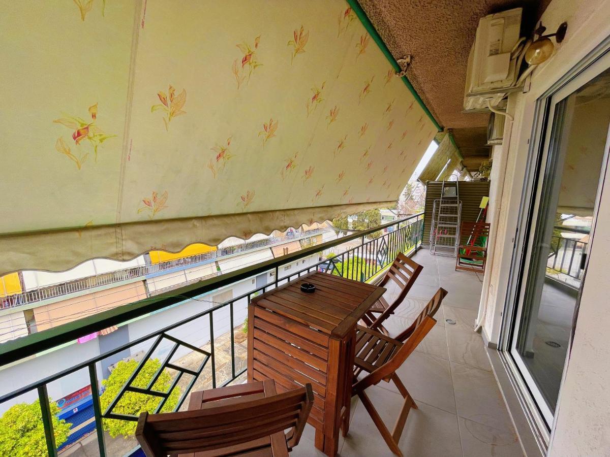 Wsd Hera Luxury Stylish 2Bd Apt With City View Balcony Near Merto Афины Экстерьер фото
