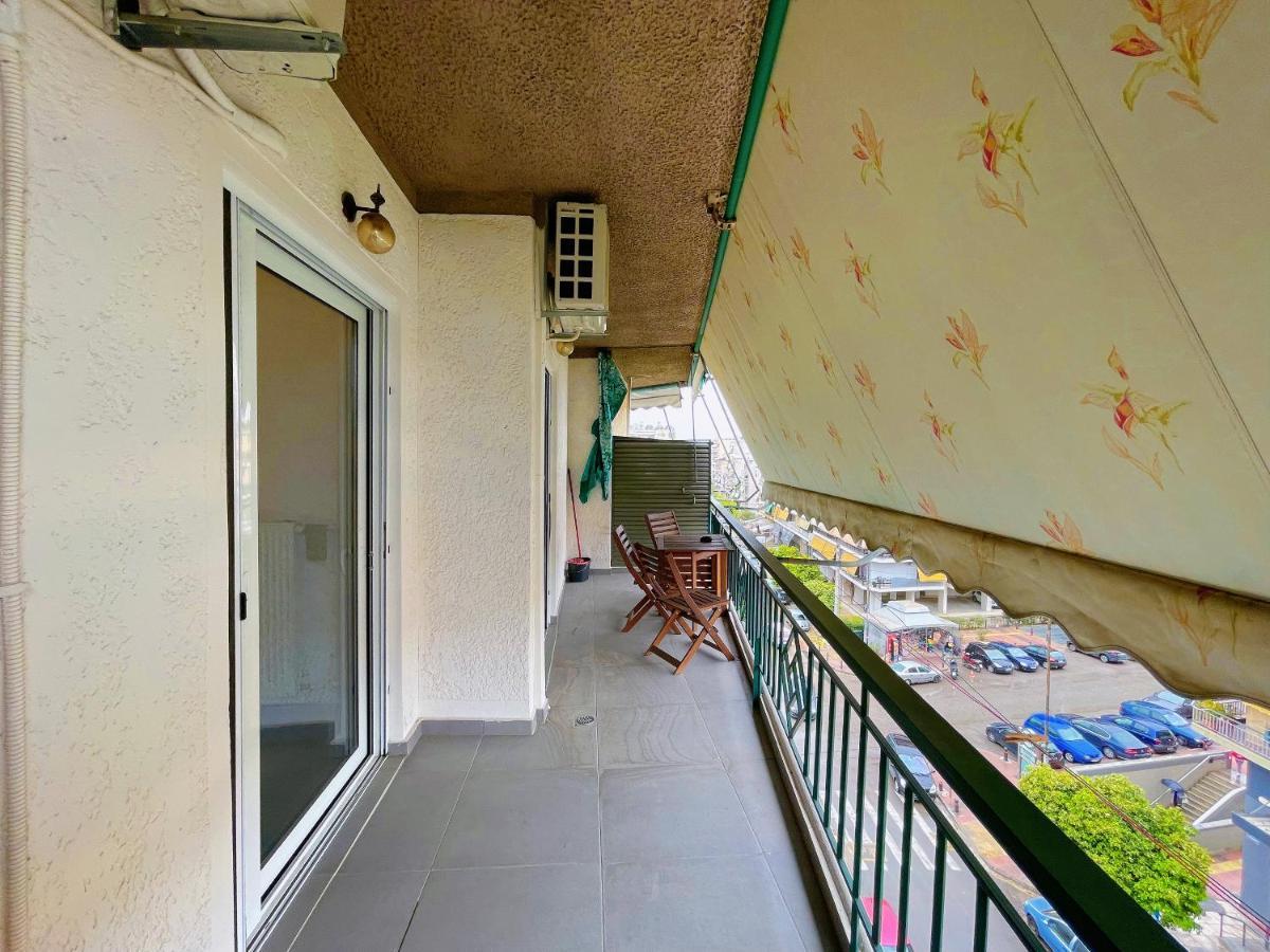 Wsd Hera Luxury Stylish 2Bd Apt With City View Balcony Near Merto Афины Экстерьер фото